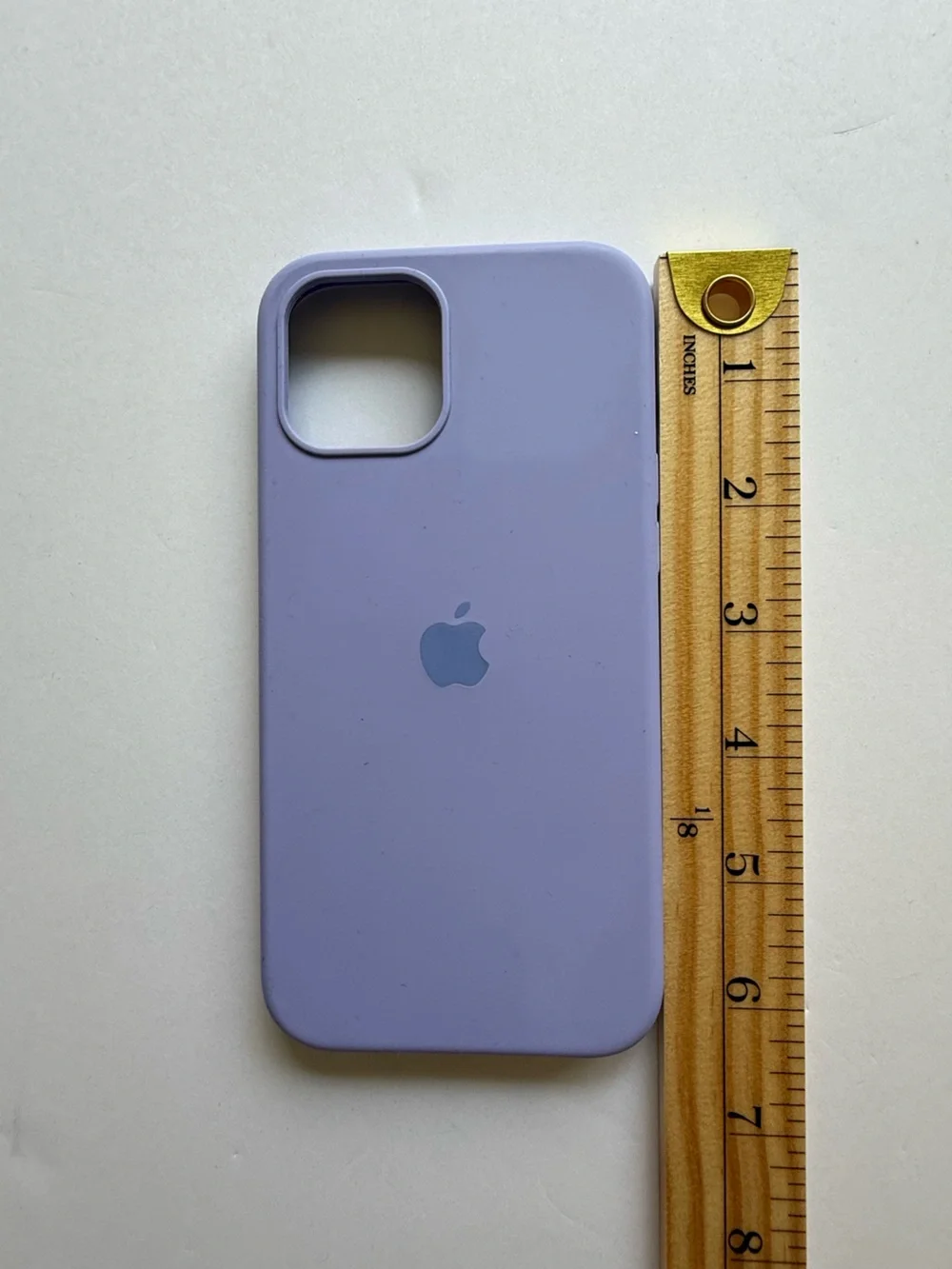 Apple Silicone iPhone Case - Lavender Purple